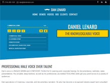 Tablet Screenshot of danlenard.com
